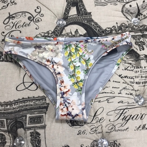 Rachel Rachel Roy Floral Hipster Bikini Swim Bottom - Picture 3 of 6